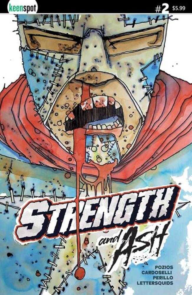 Strength & Ash #2 Cover A Stefano Cardoselli & Francesca Perillo Red White & Blue (NM)