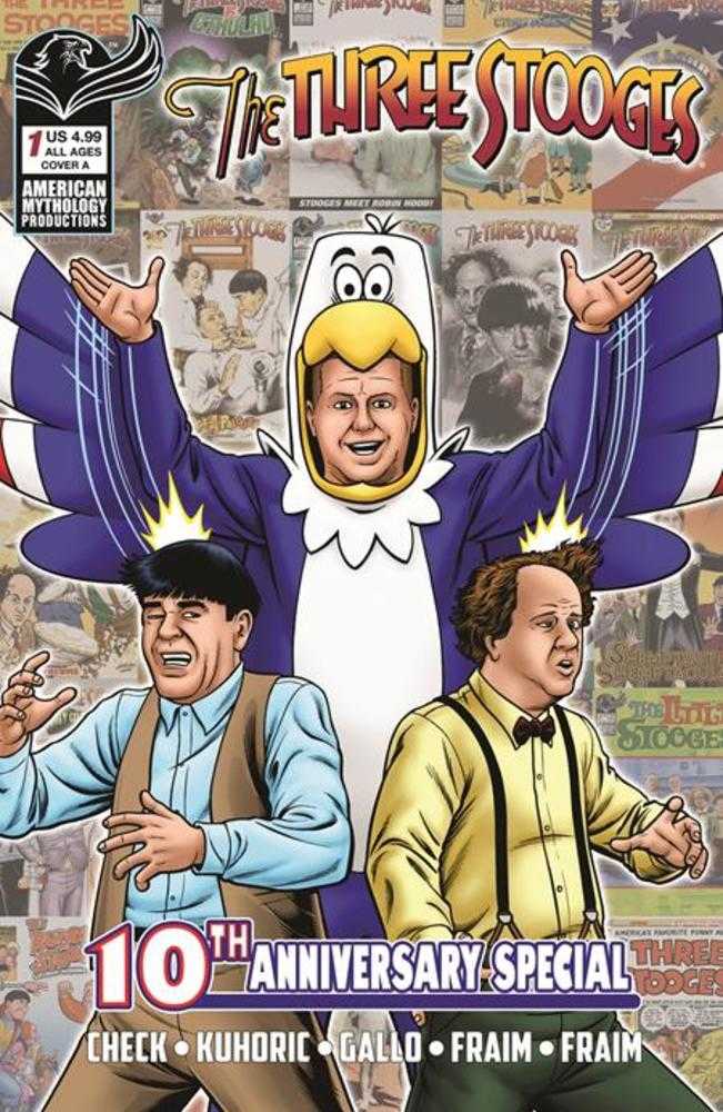Three Stooges American Mythology 10th Anniversary #1 Cover A Fraim Brothers (NM)
