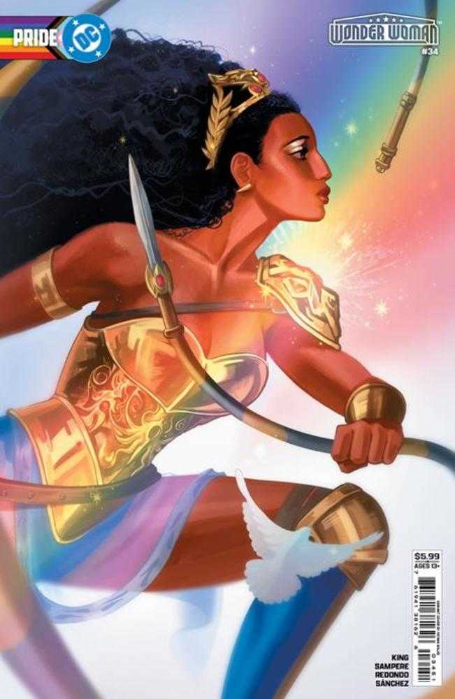 Wonder Woman #34 Cover E Fatima Wajid DC Pride Card Stock Variant (NM)