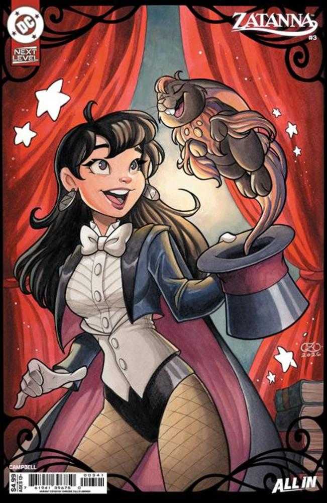 Zatanna (2026) #3 Cover D Chrissie Zullo Uminga Card Stock Variant (NM)