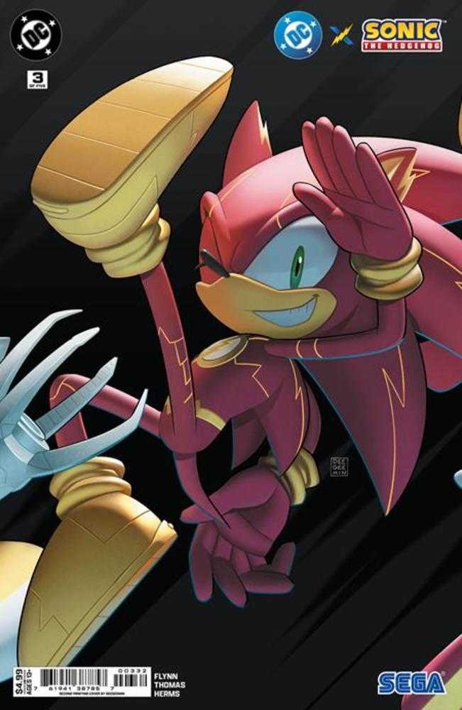 DC X Sonic The Hedgehog #3 (Of 5) 2nd Print Deegeemin Connecting (NM)