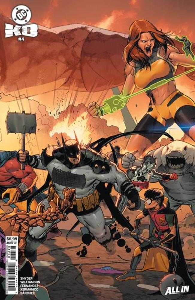 DC K.O. #4 (Of 5) 2nd Print Cover B Javier Fernandez Connecting Card Stock Variant (NM)