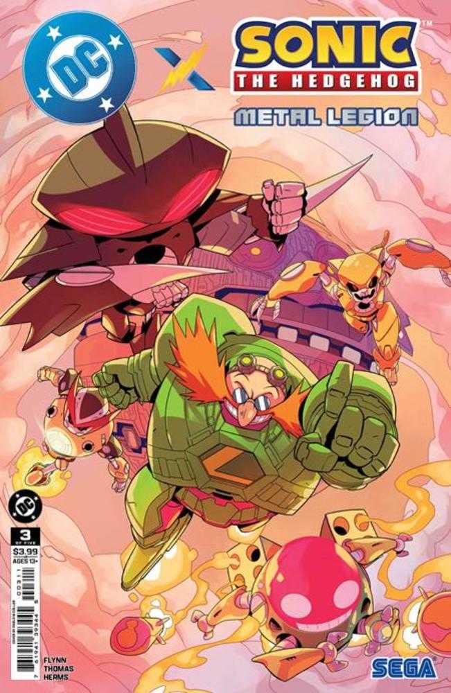 DC X Sonic The Hedgehog The Metal Legion #3 (Of 5) Cover A Pablo M Collar (NM)