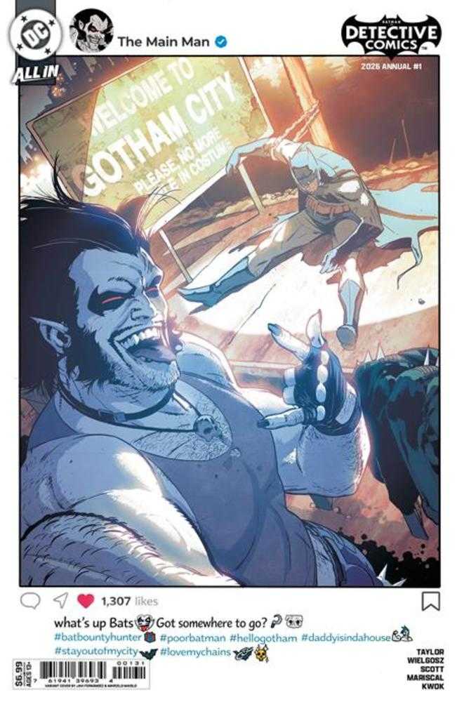 Detective Comics 2026 Annual #1 (One Shot) Cover C Javier Fernandez Card Stock Variant (NM)