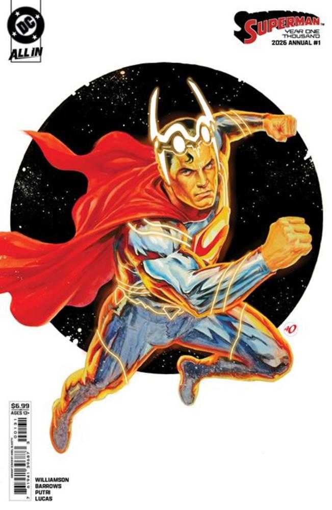 Superman Annual Year One Thousand #1 (One Shot) Cover C Ariel Olivetti Card Stock Variant (DC K.O.) (NM)