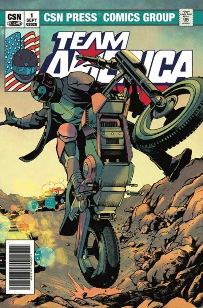 Team America Racing Full Throttle Edition #1 (One Shot) Cover B Javier Saltares Variant (NM)