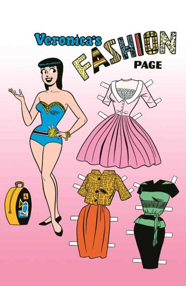 Archie Comics 85th Anniversary Presents Betty & Veronica Fashion Pages (One Shot) Cover F Dan Decarlo Red Foil Veronica Pin Up Variant (NM)