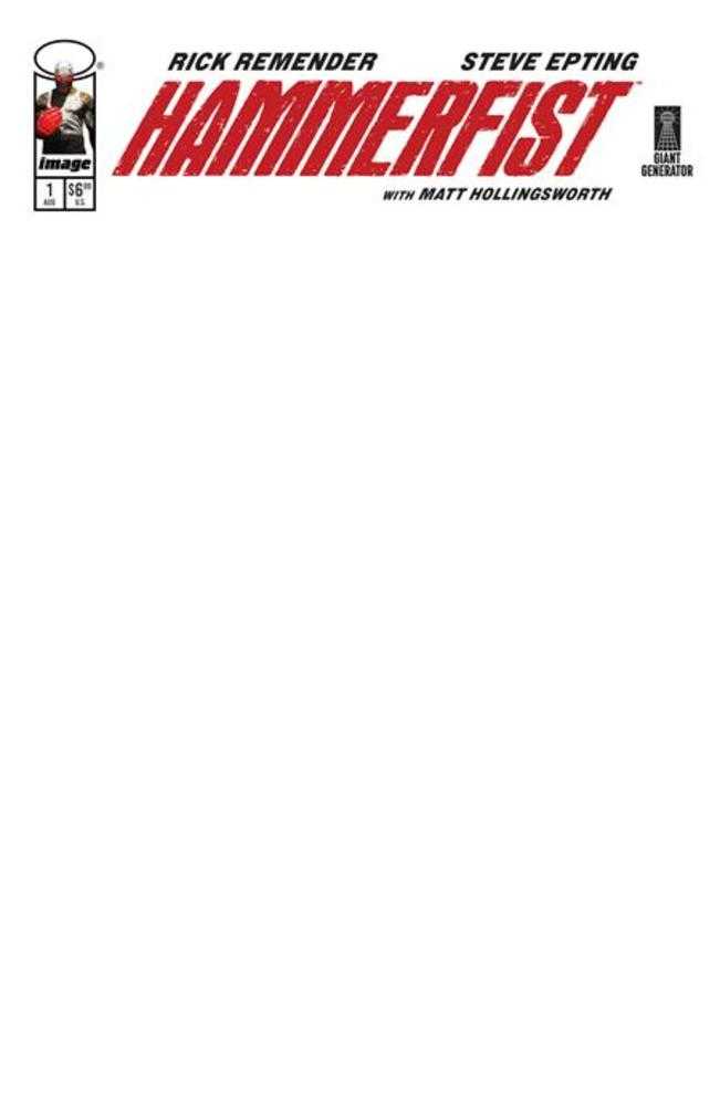 Hammerfist #1 Cover D Blank Sketch Variant (Mature) (NM)