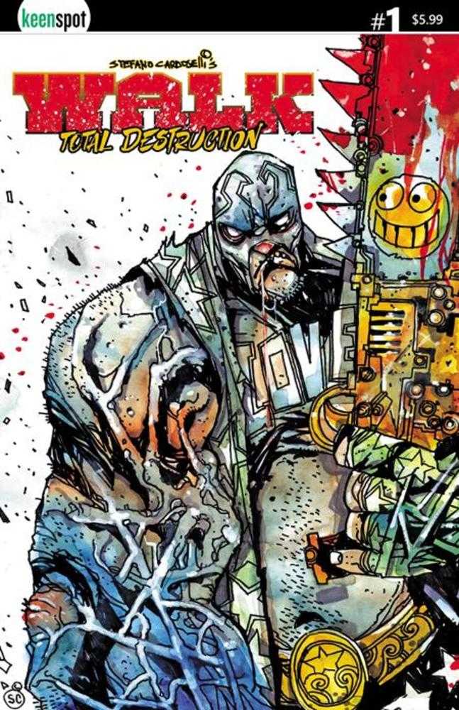Walk Total Destruction #1 (One Shot) Cover A Stefano Cardoselli Smileysaw (NM)