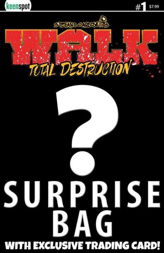 Walk Total Destruction #1 (One Shot) Cover B Stefano Cardoselli Surprise Cover Bagged With Trading Card Variant (NM)