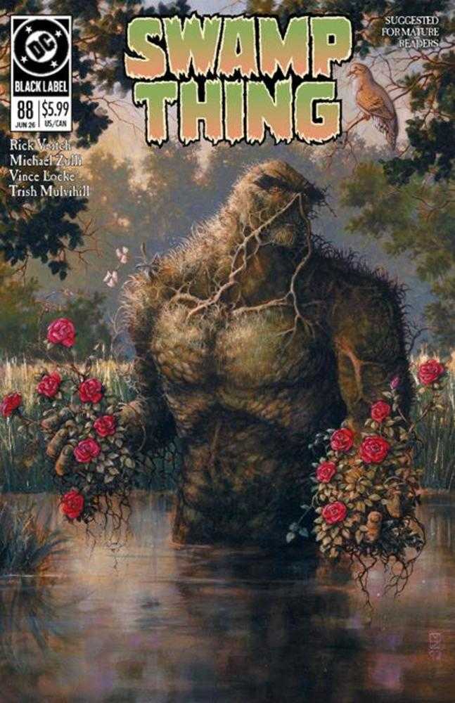 Swamp Thing 1989 #1 (Of 4) 2nd Print Cover B Michael Zulli Card Stock Variant (Mature) (NM)