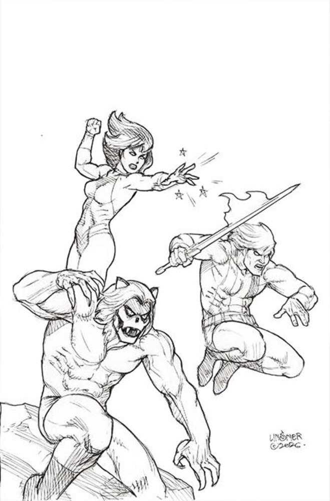 Thundarr The Barbarian #5 Cover M 1:10 Joseph Michael Linsner Line Art Full Art Variant