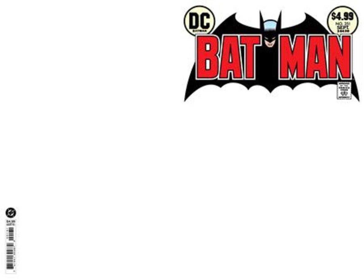 Batman #251 Facsimile Edition Cover B Blank Card Stock Variant (NM)