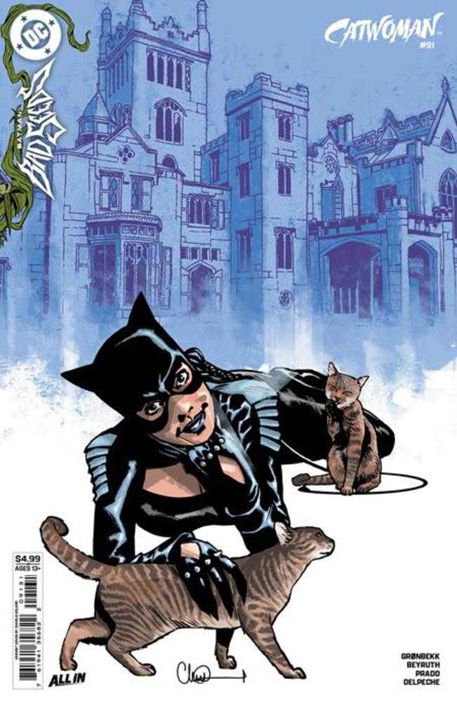 Catwoman #91 Cover C Charlie Adlard Card Stock Variant (Batman Bad Seeds) (NM)