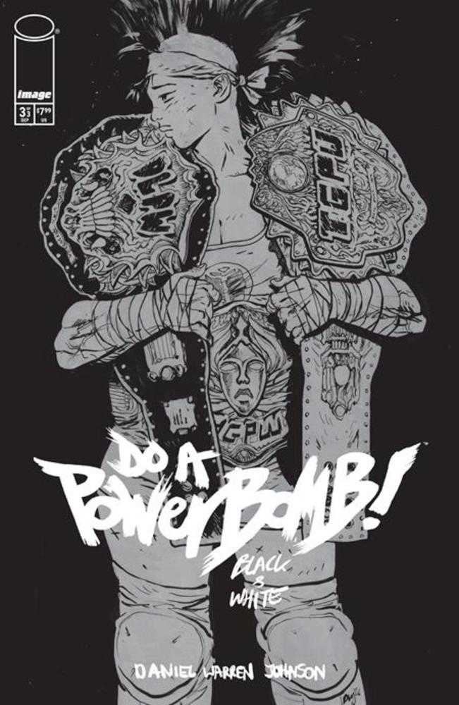 Do A Powerbomb Black And White #3 (Of 3) Cover A Daniel Warren Johnson (NM)