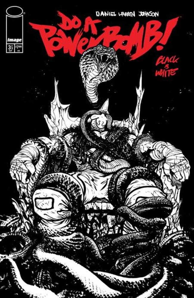 Do A Powerbomb Black And White #3 (Of 3) Cover C Daniel Warren Johnson Variant (NM)