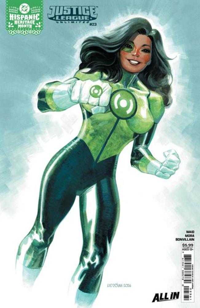 Justice League Unlimited #23 Cover F Jose Ladronn Hispanic Heritage Month Card Stock Variant (NM)