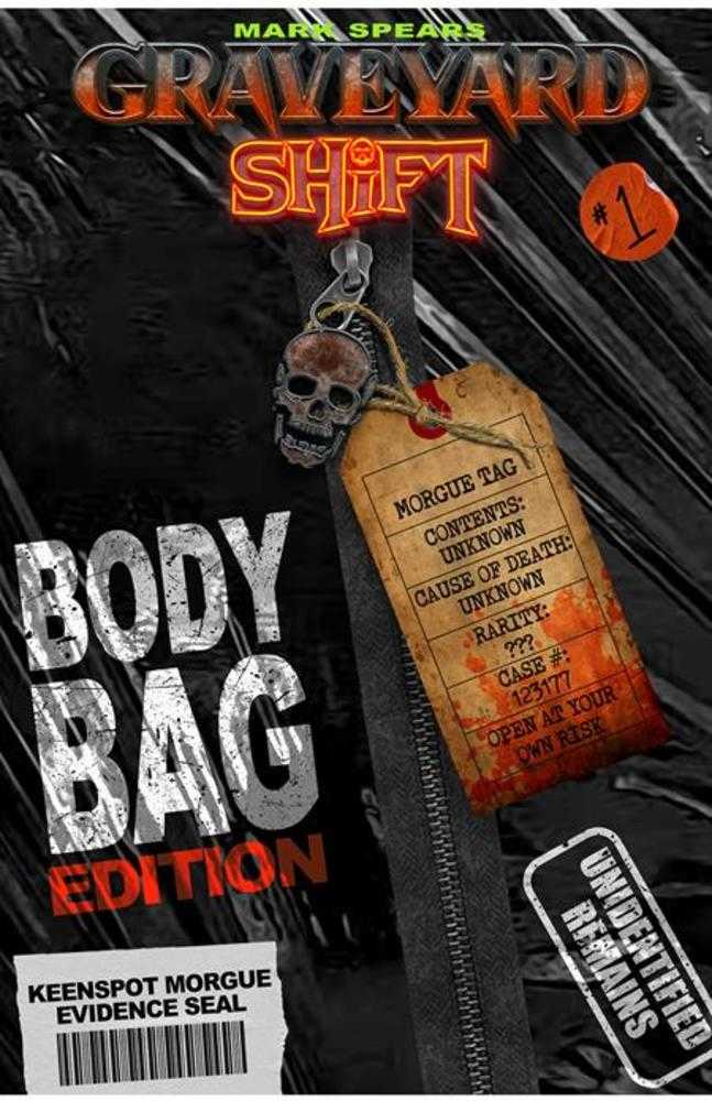 Mark Spears Graveyard Shift #1 Cover D Mark Spears Body Bag Edition Blind Bag With Bonus Trading Card Variant (NM)