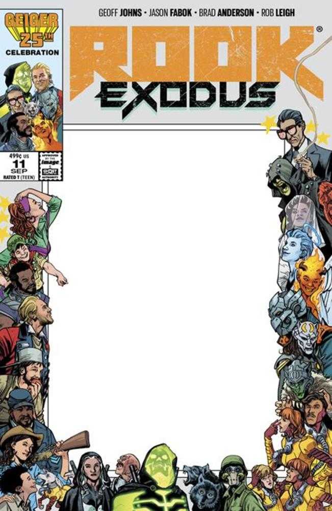 Rook Exodus #11 Cover E Blank Sketch Variant (NM)