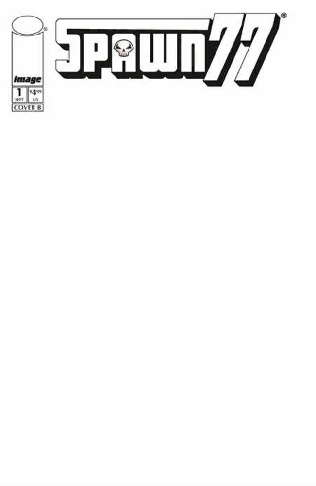 Spawn 77 #1 (Of 3) Cover E Blank Sketch Variant (NM)