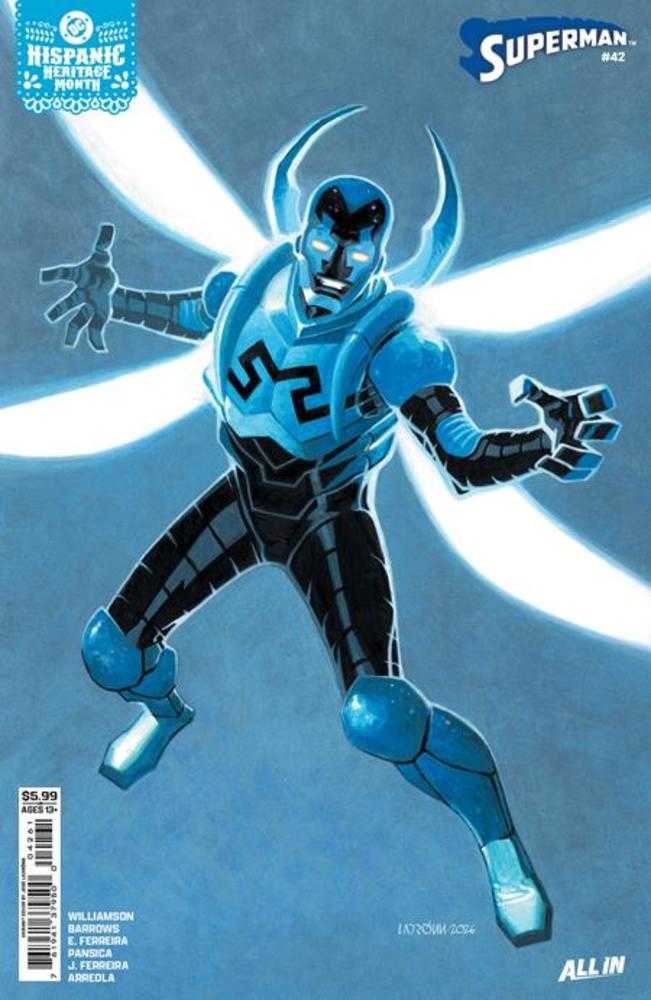 Superman #42 Cover F Jose Ladronn Hispanic Heritage Month Card Stock Variant (Kingdom Of Zod) (NM)