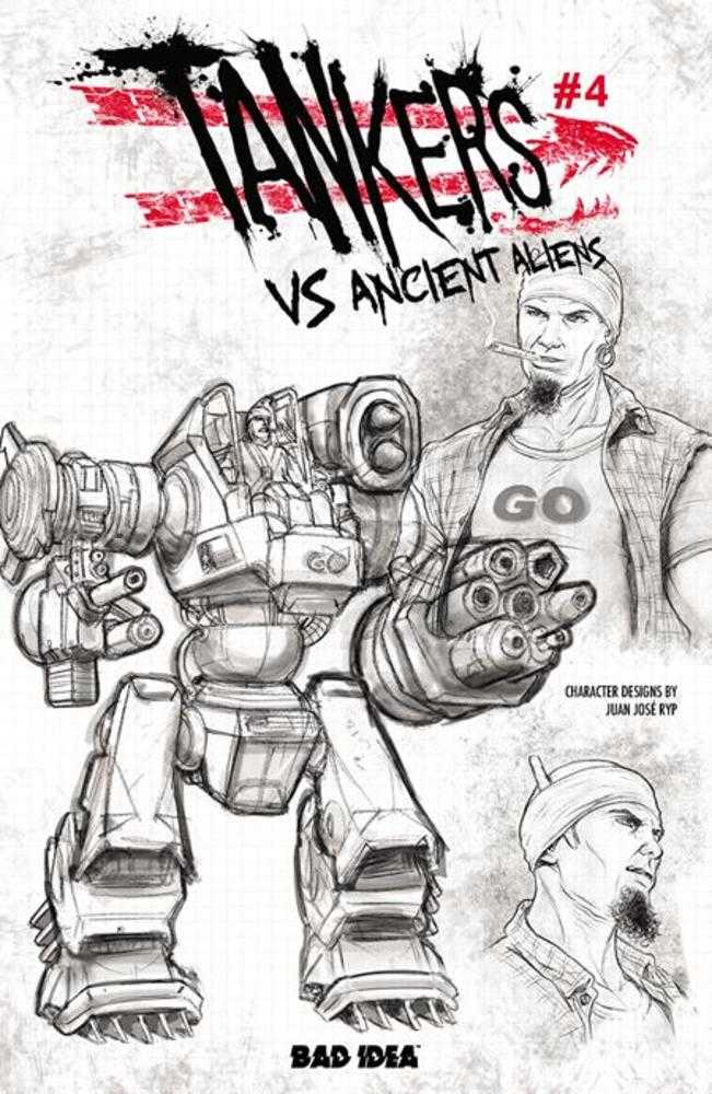 Tankers vs Ancient Aliens #4 (Of 5) Cover C Juan Jose Ryp Design Variant (NM)
