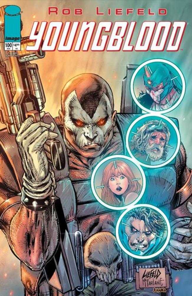 Youngblood #100 3rd Printing Cover A Rob Liefeld Image (NM)