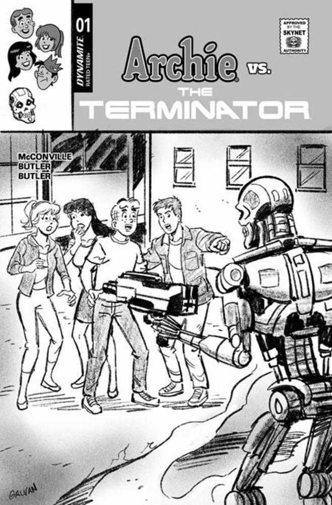Archie vsthe Terminator #1 Cover L 1:10 Bill Galvan Pencils Variant (NM)