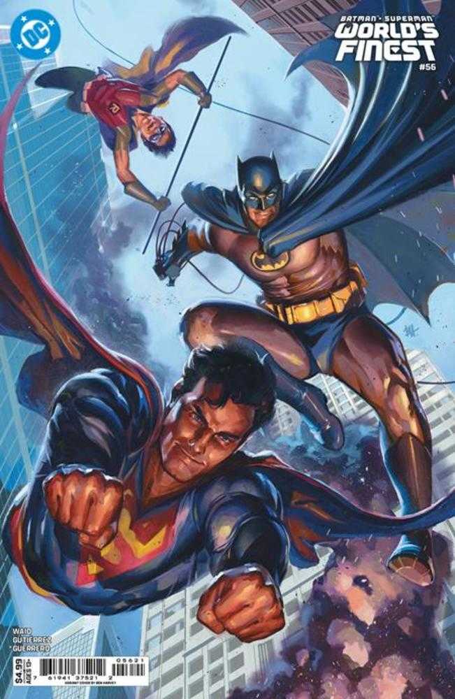 Batman Superman Worlds Finest #56 Cover B Ben Harvey Card Stock Variant (NM)