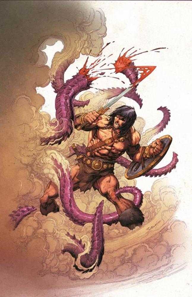 Conan The Barbarian #36 Cover D Mark Bagley Virgin Cardstock Variant (Mature) (NM)