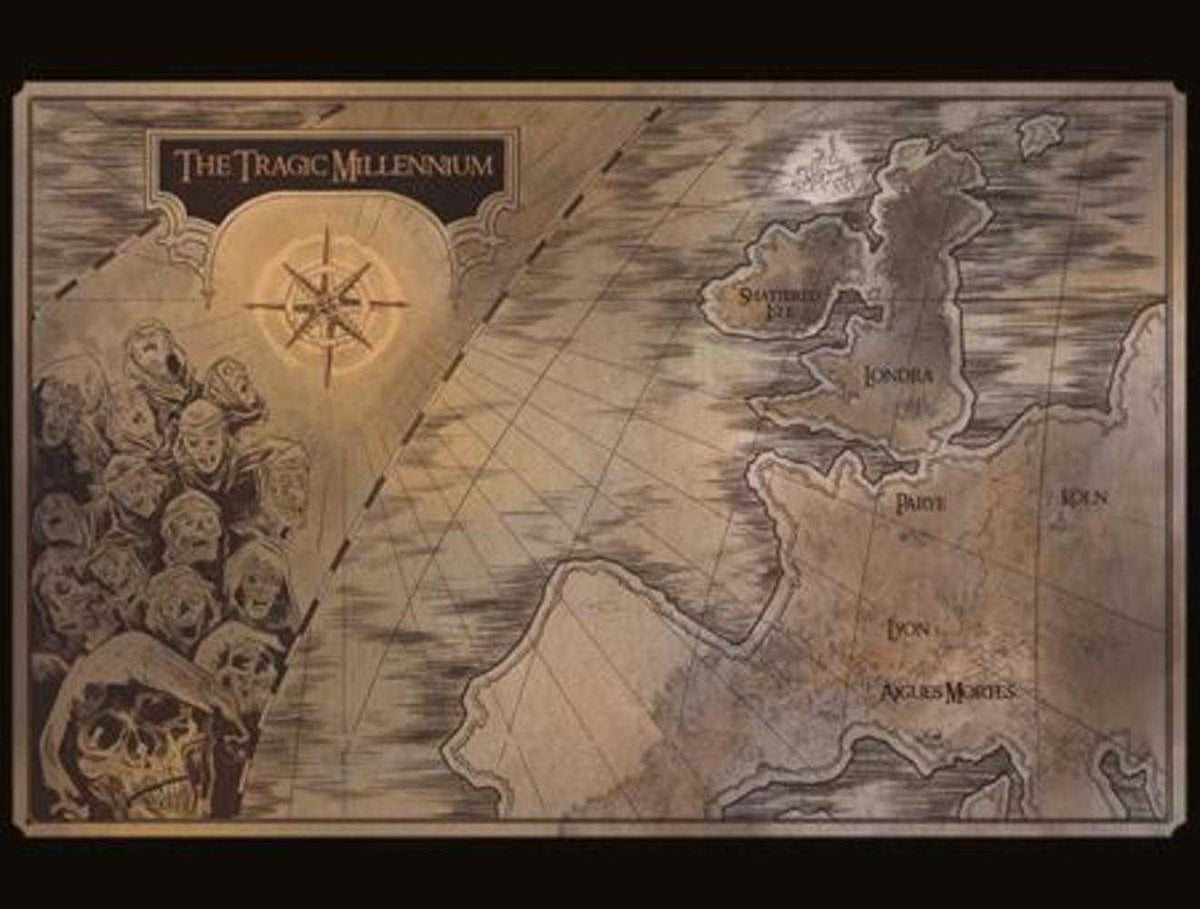 Hawkmoon The Mad Gods Amulet #1 (Of 2) Cover D Map Wraparound Cardstock Variant (Mature) (NM)