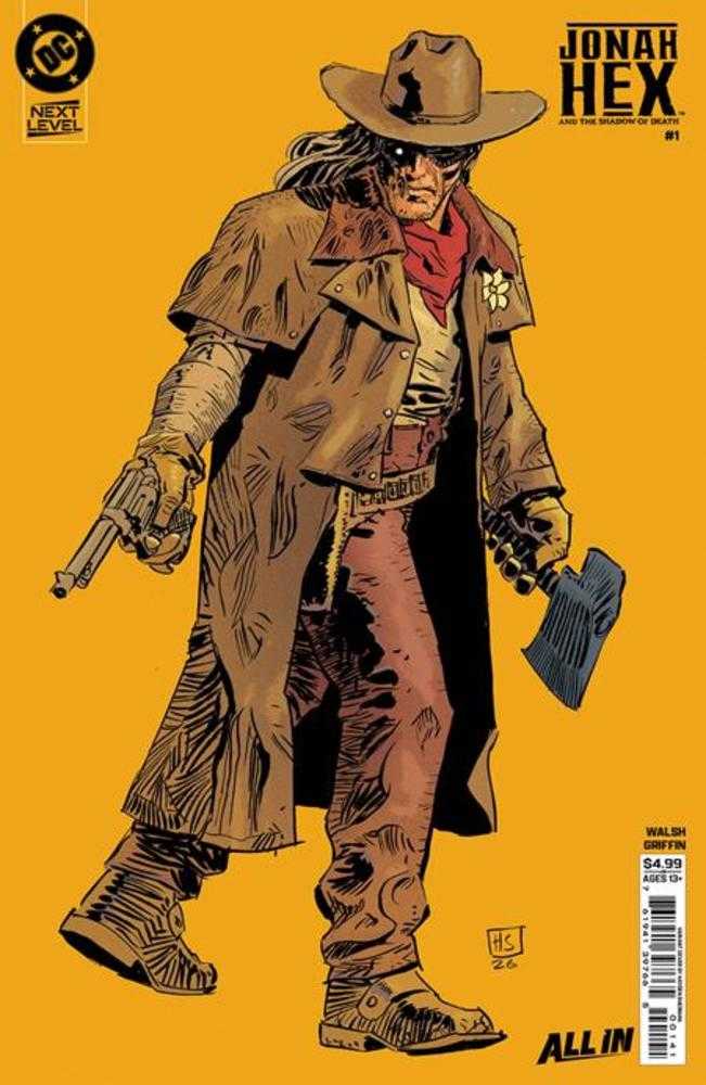 Jonah Hex And The Shadow Of Death #1 (Of 6) Cover D Hayden Sherman Next Level Card Stock Variant (NM)