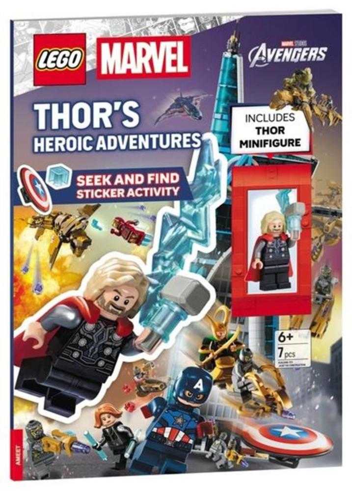 Lego Marvelthors Heroic Adventures Seek And Find Sticker Activity Book TPB (NM)