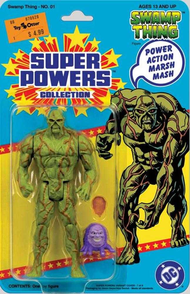 Swamp Thing #1 Facsimile Edition Cover B Jason Geyer & Alex Saviuk Swamp Thing Super Powers Card Stock Variant (NM)