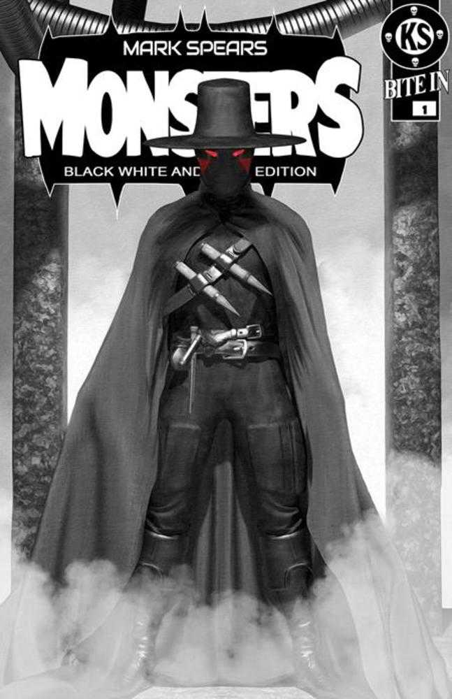 Mark Spears Monsters #1 7th Printing Black White & Dead Edition Cover D Mark Spears Absolute Batman #1 Homage Variant (NM)