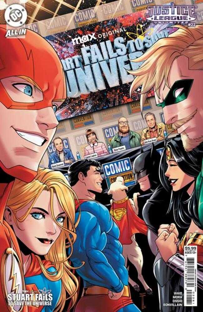 Justice League Unlimited #22 Cover G Serg Acuna Stuart Fails To Save The Universe Card Stock Variant (NM)