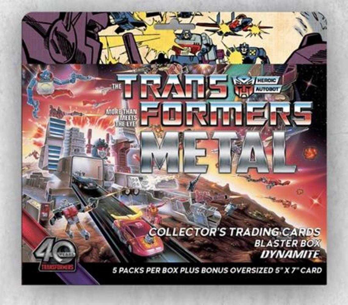 Transformers 40th Anniversary Metal Trading Cards Blaster Box (NM)