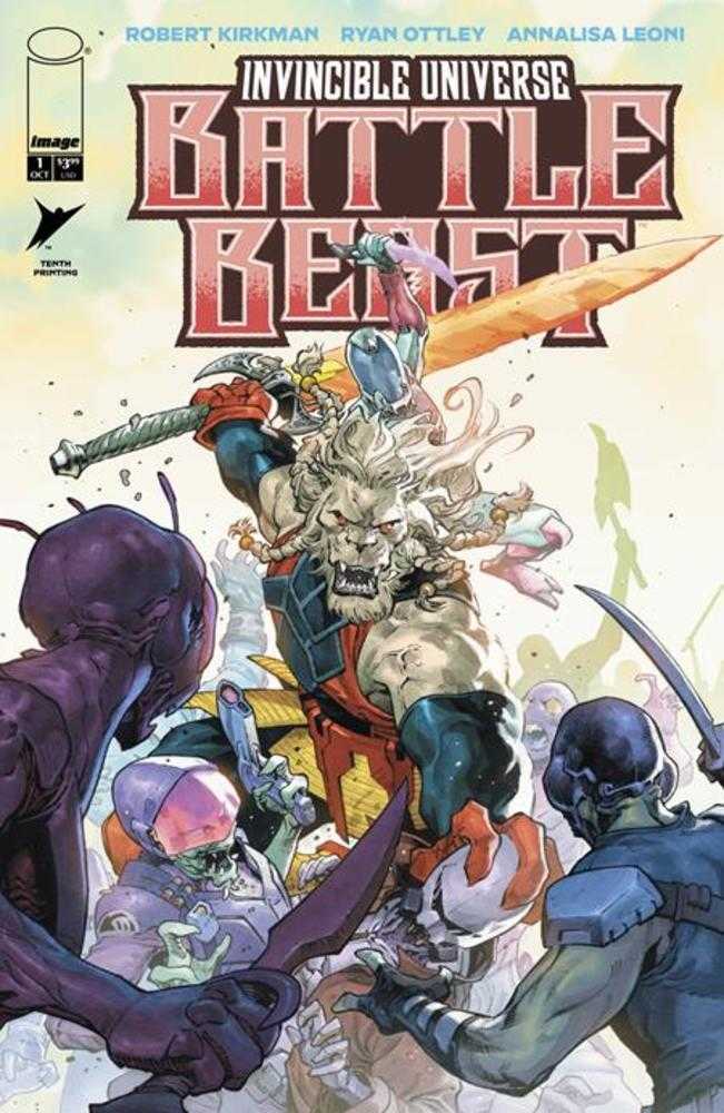 Invincible Universe Battle Beast #1 10th Printing Cover D Jerome Opena & Neeraj Menon Variant (NM)
