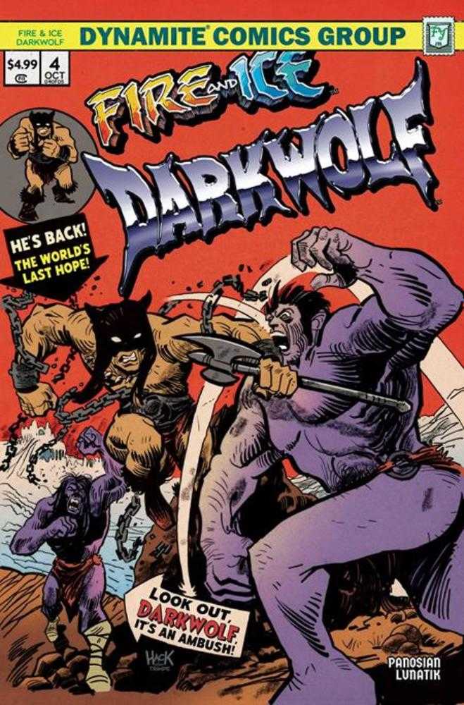 Fire And Ice Darkwolf #4 Cover K Robert Hack Variant (NM)
