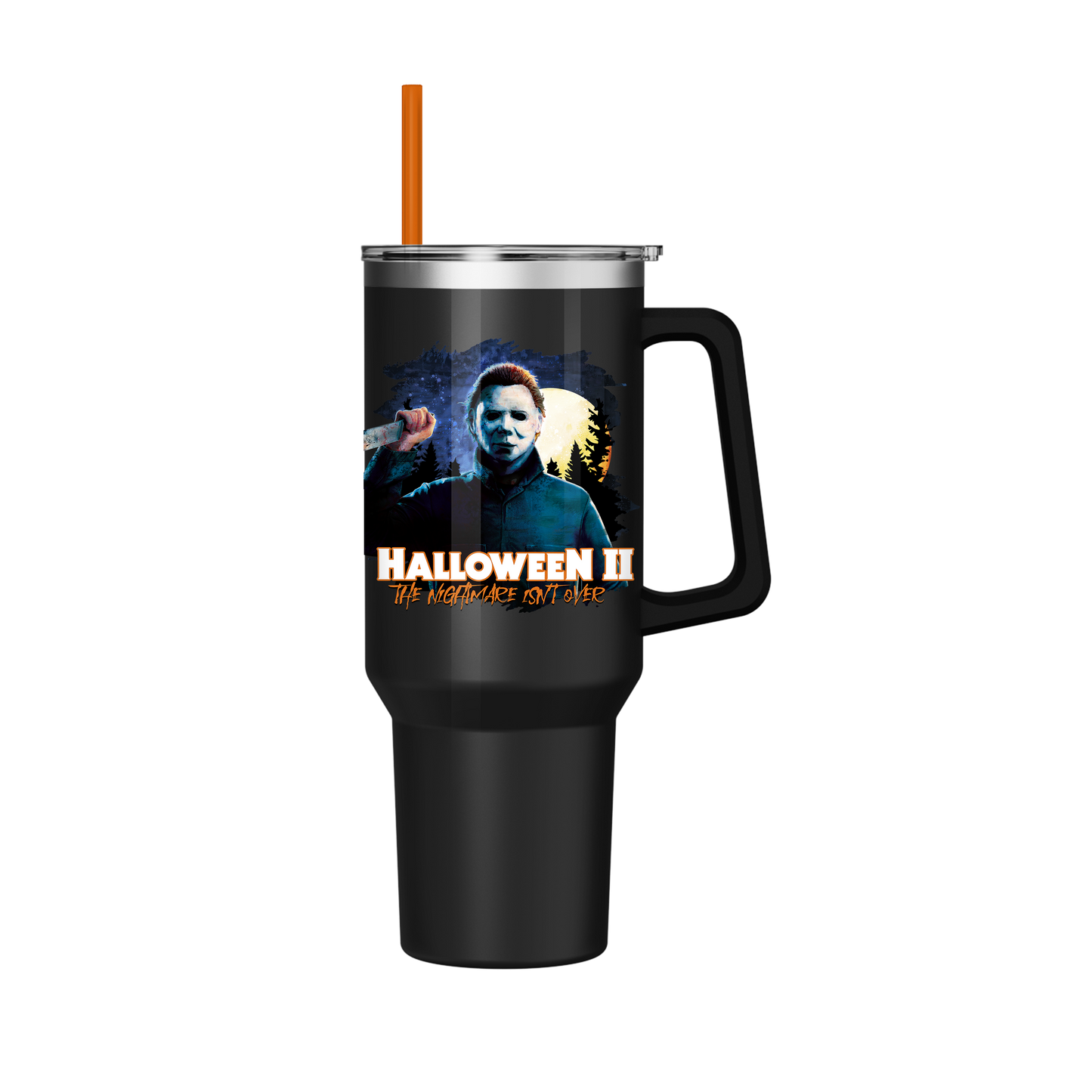 Halloween 2 Michael Moon Bg 40oz Stainless Steel Tumbler