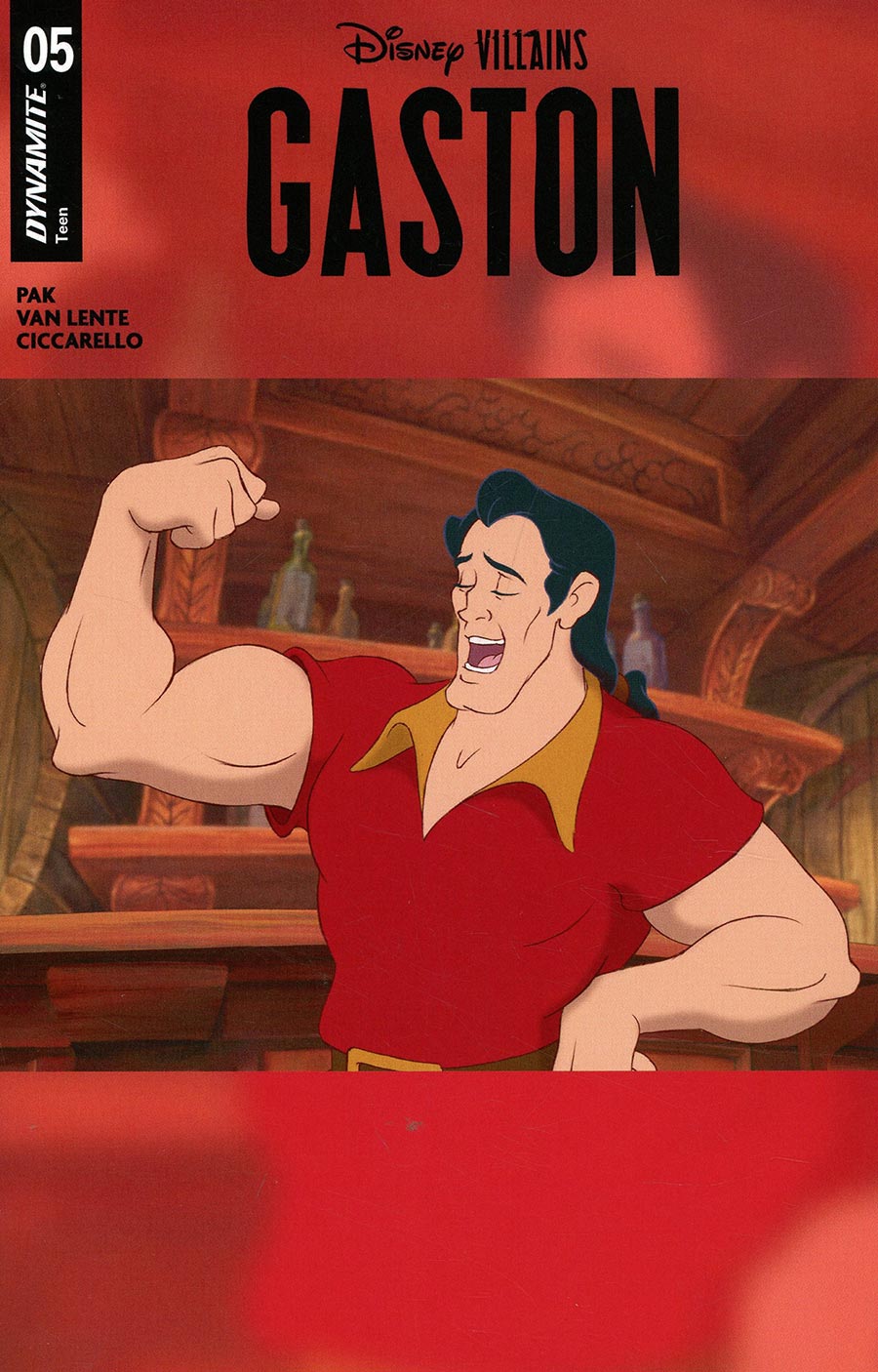 Disney Villains Gaston #5 Cover B Animation Art Variant (NM)