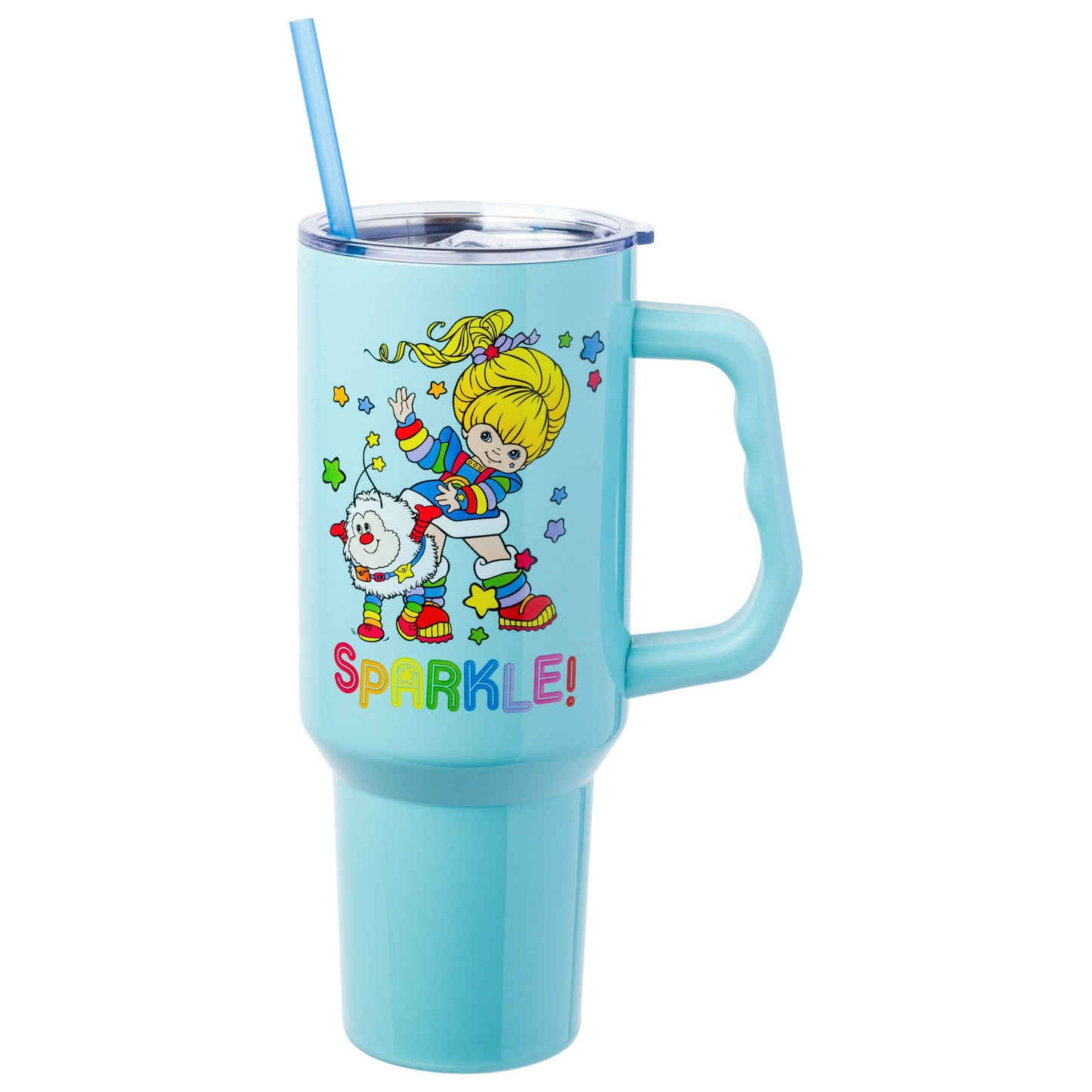 Rainbow Brite and Twink Sparkle 40oz Stainless Steel Tumbler w Handle