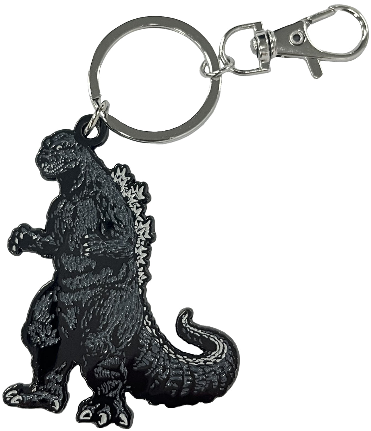 GODZILLA (ORIGINAL) - GODZILLA STAND ENAMEL METAL KEYCHAIN