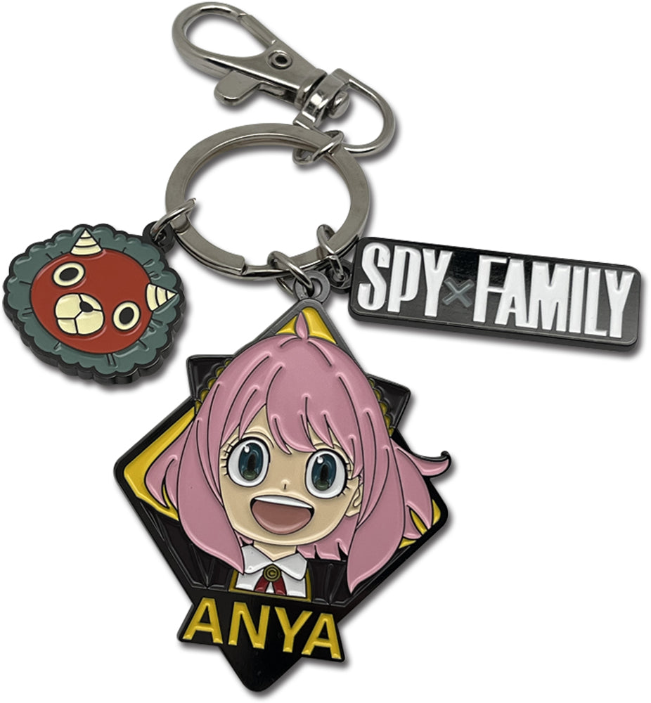 SPY X FAMILY - ANYA FORGER THREE CHARM KEYCHAIN