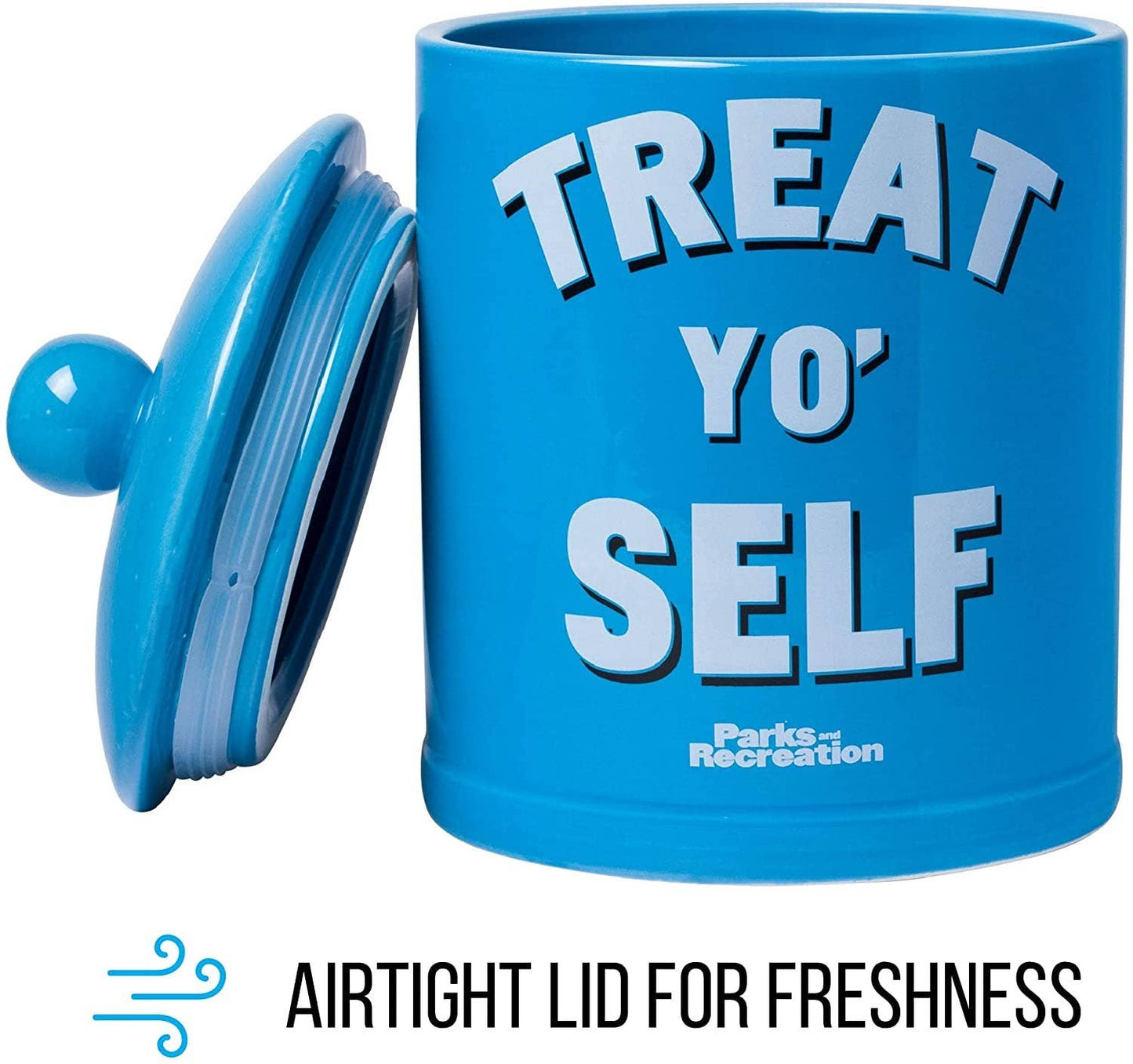 Parks and Recreation Treat Yo Self Large Cookie Jar 10''