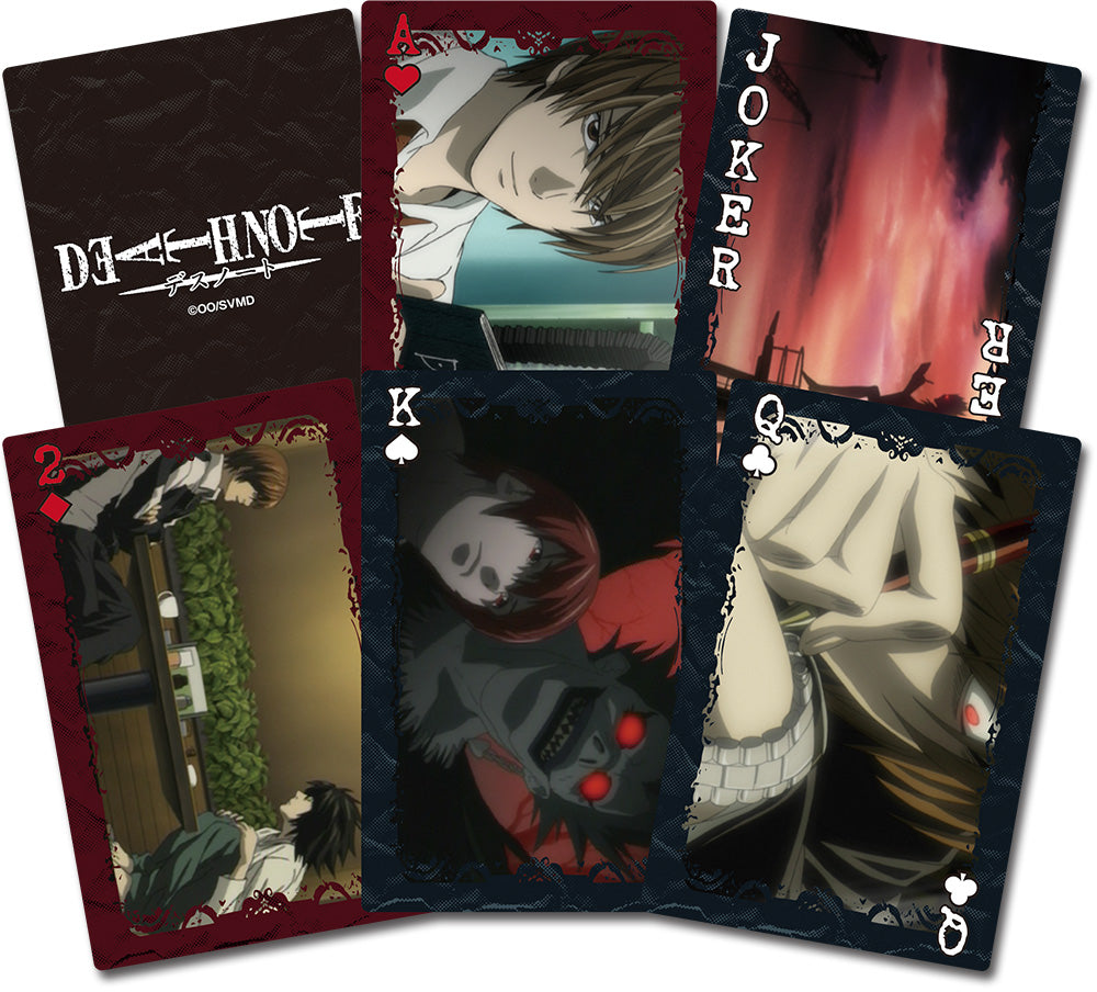 DEATH NOTE - SCREENSHOT PLAYING CARDS