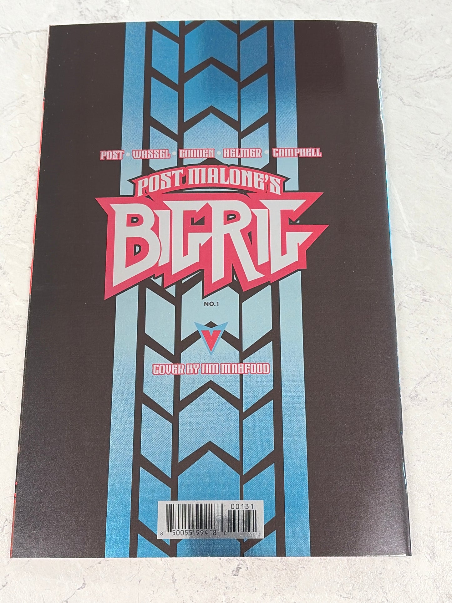 Post Malone's Big Rig #1 2nd Print Jim Mahfood Virgin Foil Variant (NM)