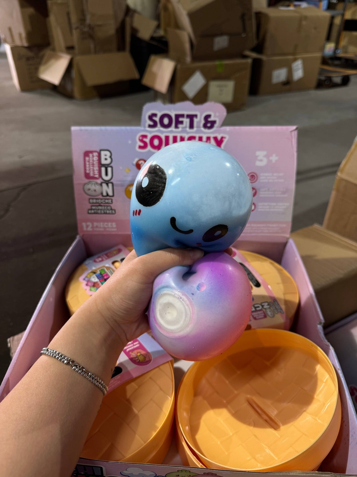 JUMBO Tie-Dye Squishy Dumpling Toy (1 Dumpling)