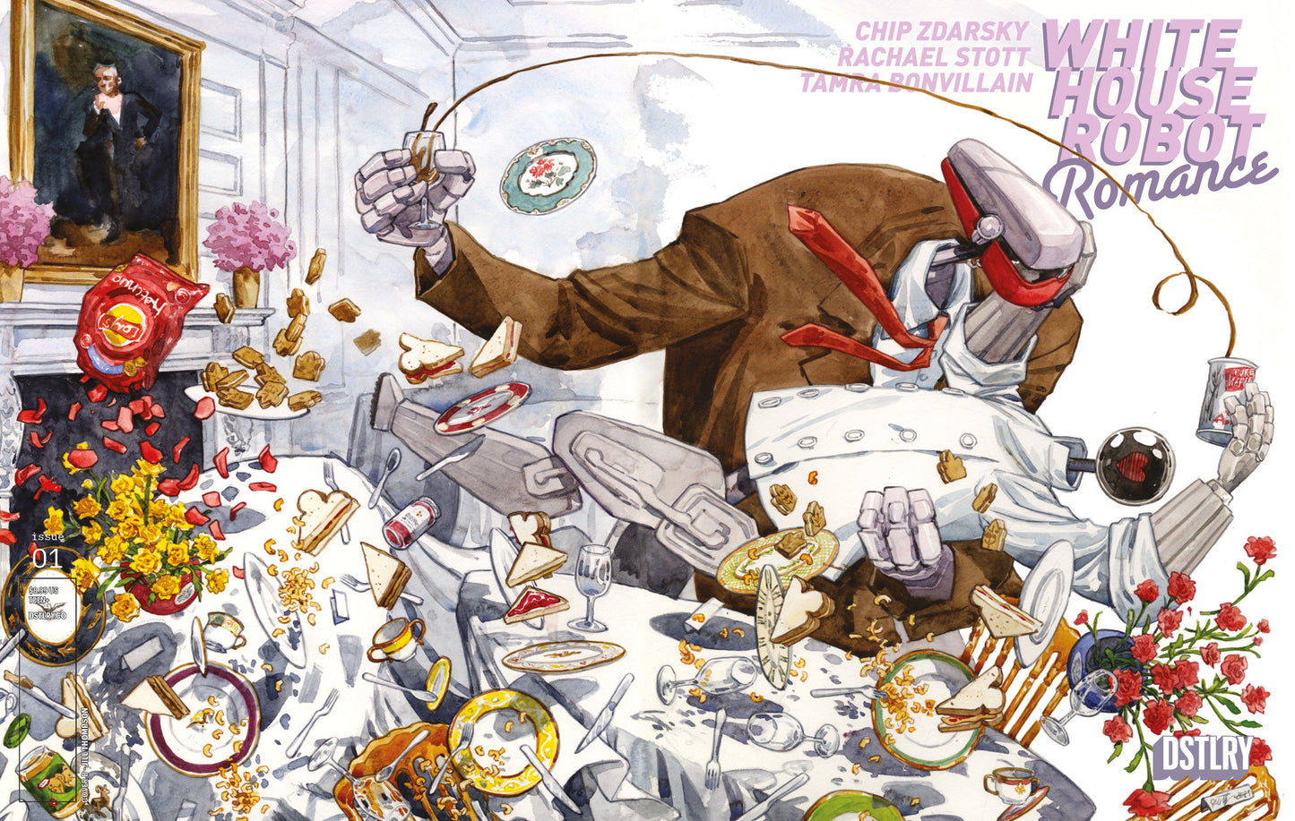 White House Robot Romance #1 Jill Thompson Variant (NM)
