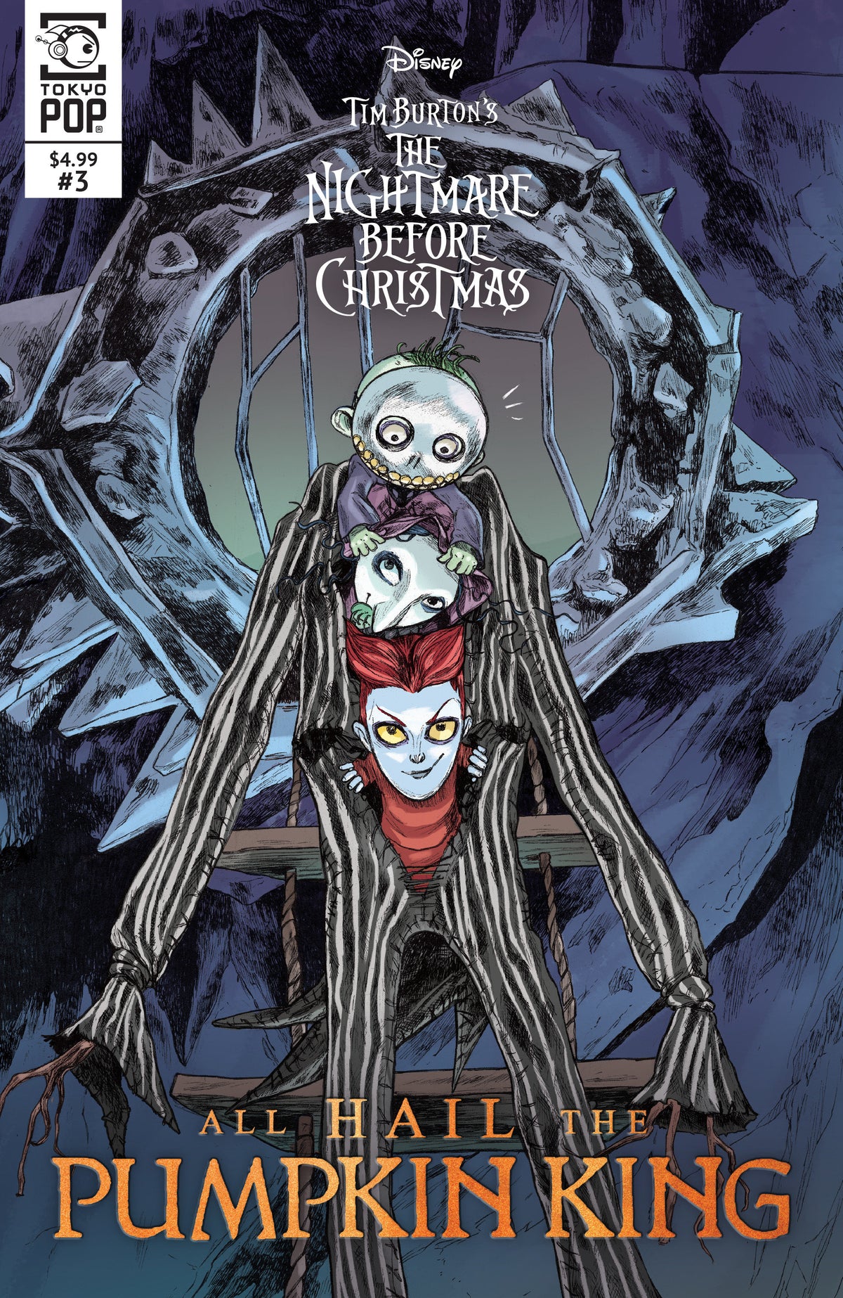Disney Tim Burton's The Nightmare Before Christmas: All Hail The Pumpkin King, Issue #3 (NM)